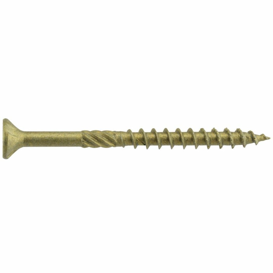 Hardware * | Power Pro Premium Exterior Wood Screws, Star Drive, 1 Lb Box, 48596, #8 X 1-3/4 In