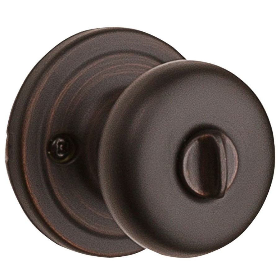 Hardware * | Kwikset Polo Bed / Bath Knob, 93001-867, Venetian Bronze