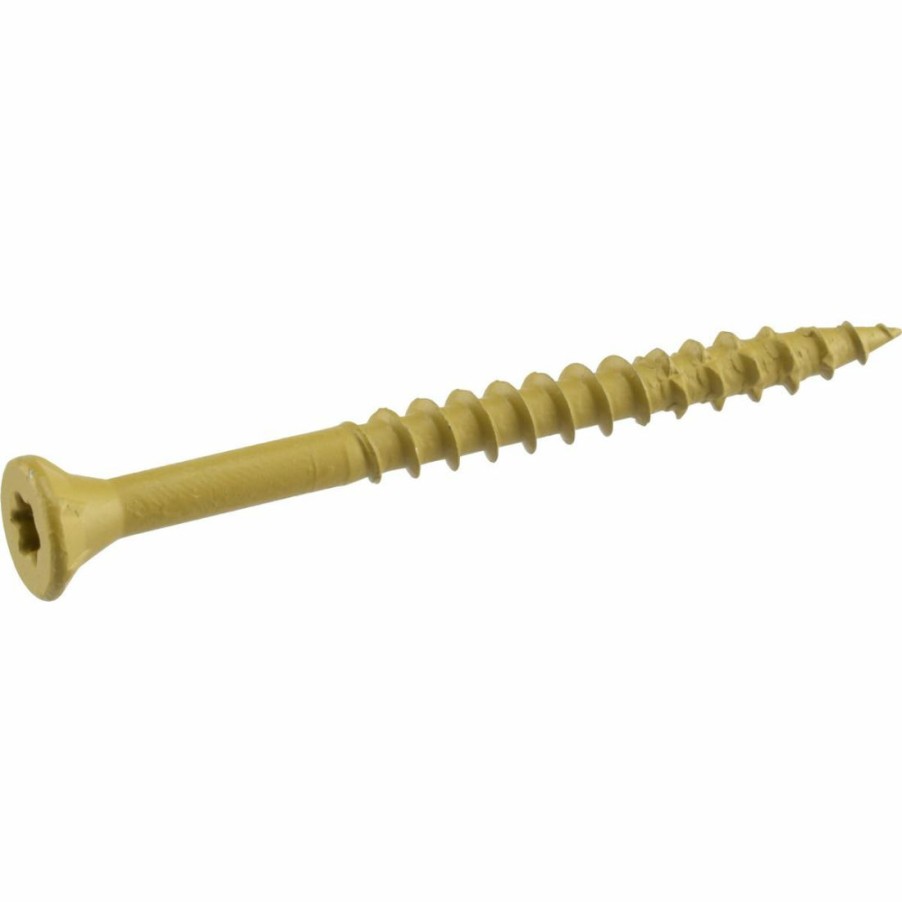 Hardware * | Deck Plus Star Drive Wood & Deck Screws, Tan, 75-Pack, 42591, #8 X 1-5/8 In