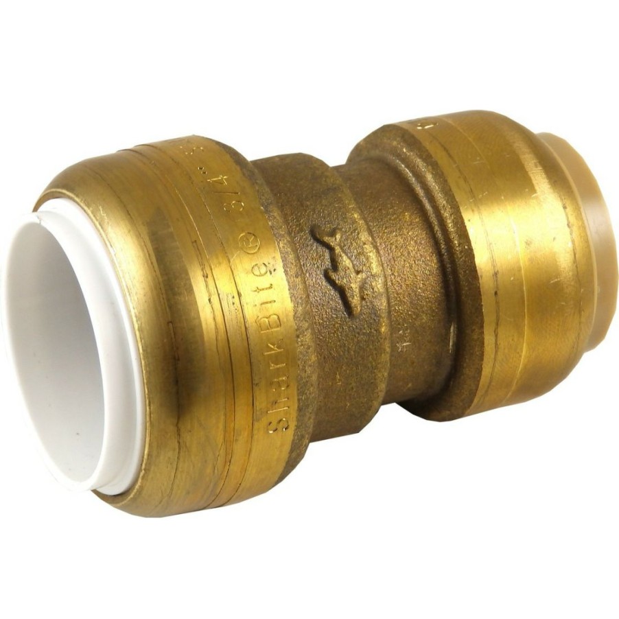 Plumbing * | Sharkbite Push-To-Connect Brass Conversion Coupling, Pvc Ips X Cts, 3/4 In, Uip4016A