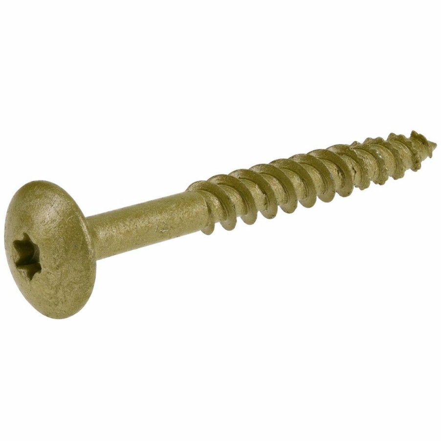 Hardware * | Power Pro 5 / 16 In D Star Drive Construction Lag Screws, 47869, 3 In