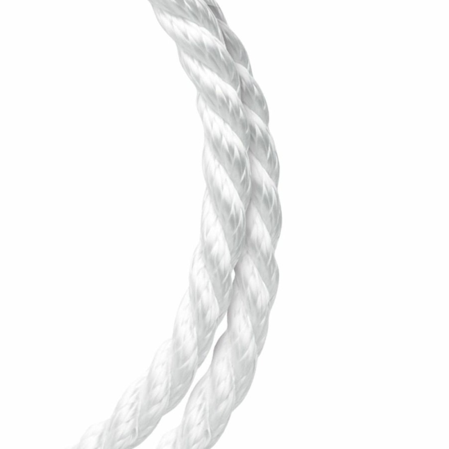 Hardware * | Koch Industries Nylon Twist White Rope, 1/4 X 100 Ft, 5210836