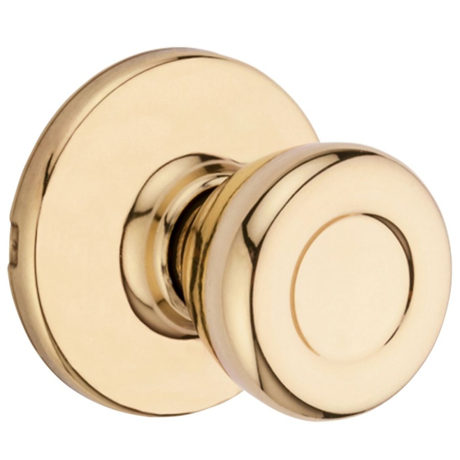 Hardware * | Kwikset Tylo Knob Passage Set, 92001-513, Polished Brass