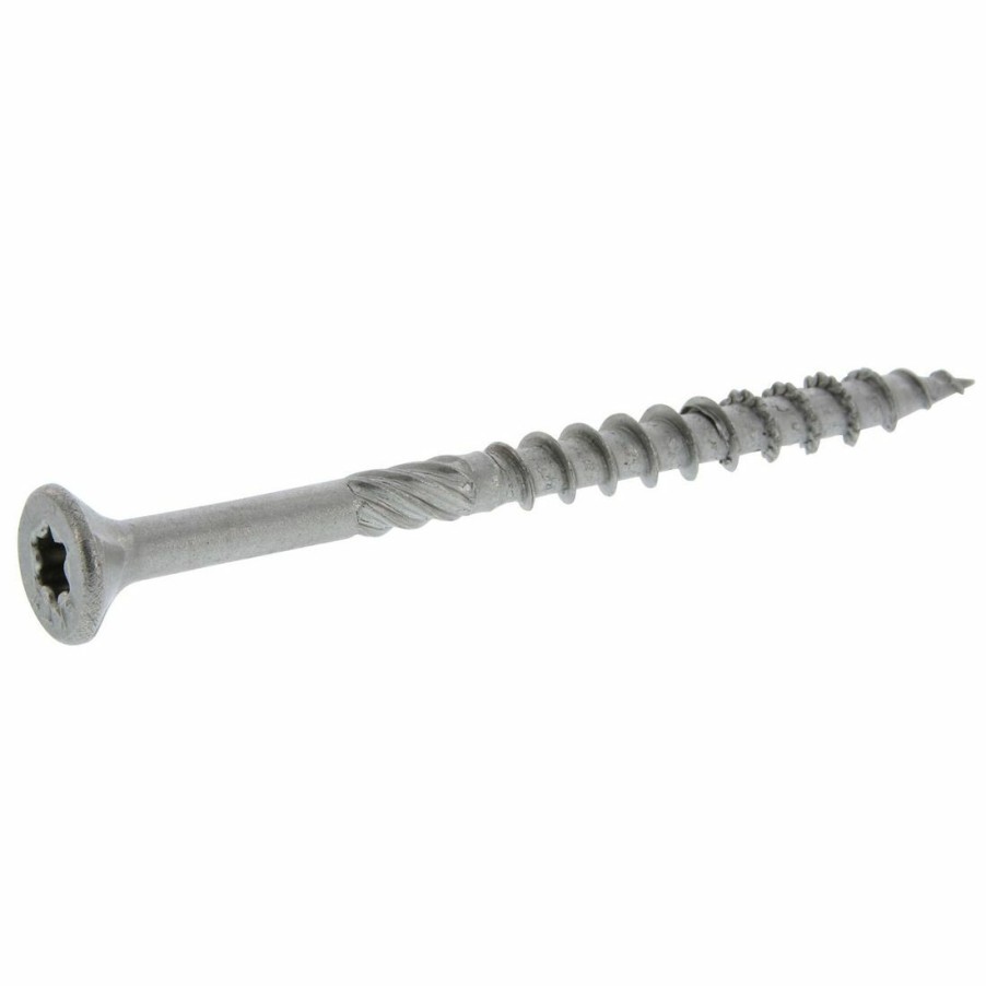 Hardware * | Power Pro Premium 305 Stainless Steel Wood Screws, Star Drive, 40-Pack, 42488, #8 X 1-3/4 In