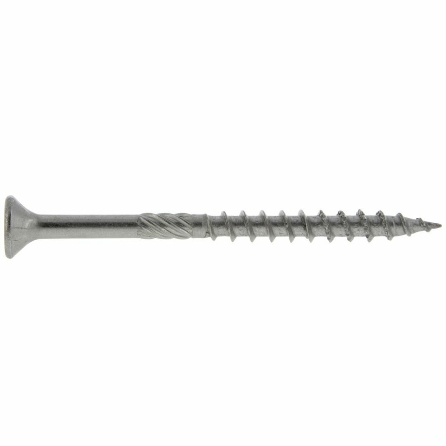 Hardware * | Power Pro Premium 305 Stainless Steel Wood Screws, Star Drive, 40-Pack, 42488, #8 X 1-3/4 In