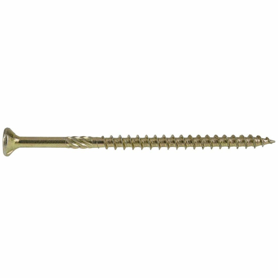 Hardware * | Power Pro Premium Interior Wood Screws, Star Drive, 25-Pack, 42475, #10 X 3-1/2 In