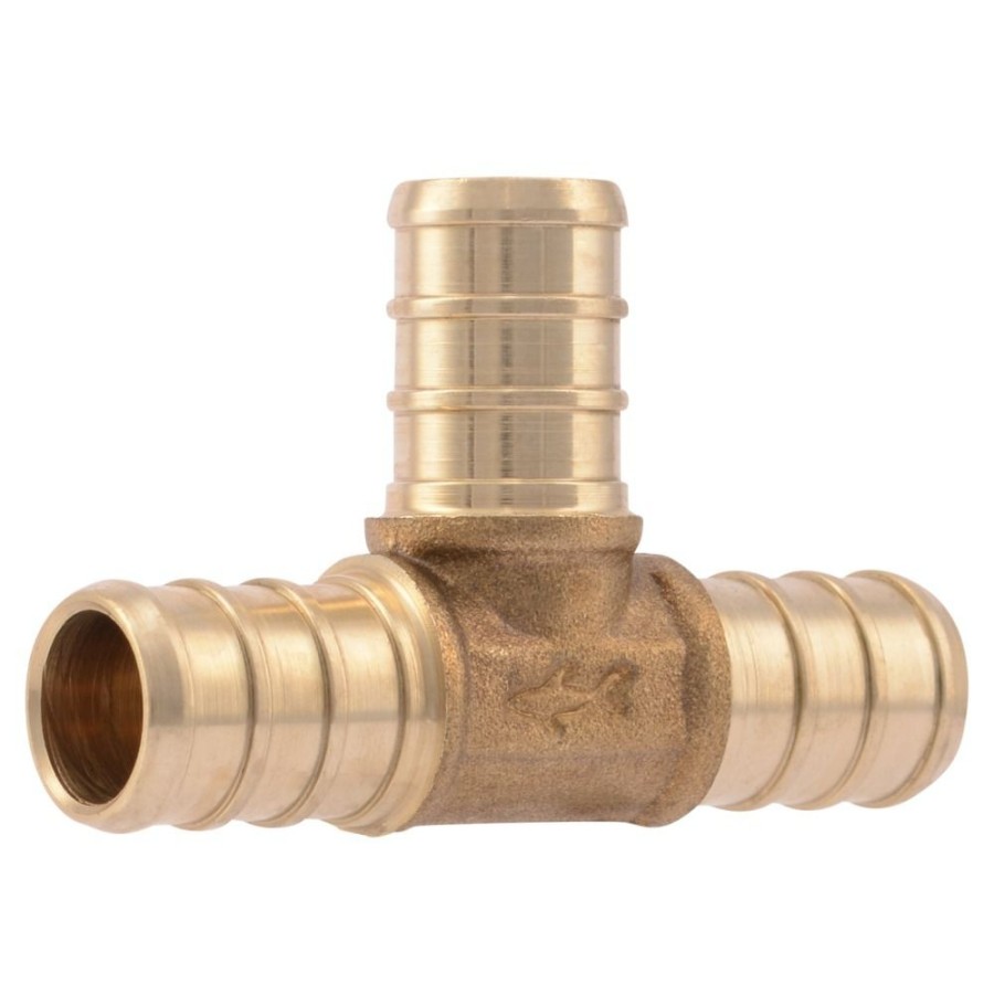 Plumbing * | Sharkbite Pex Tee 10-Pack, 1/2 In, Uc362Lfa10