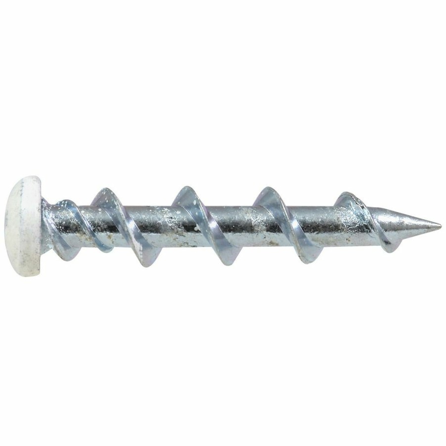 Hardware * | Walldog White Pan Head Phillips Screw & Anchor In One, 9519, 3/16 In X 1-1/4 In