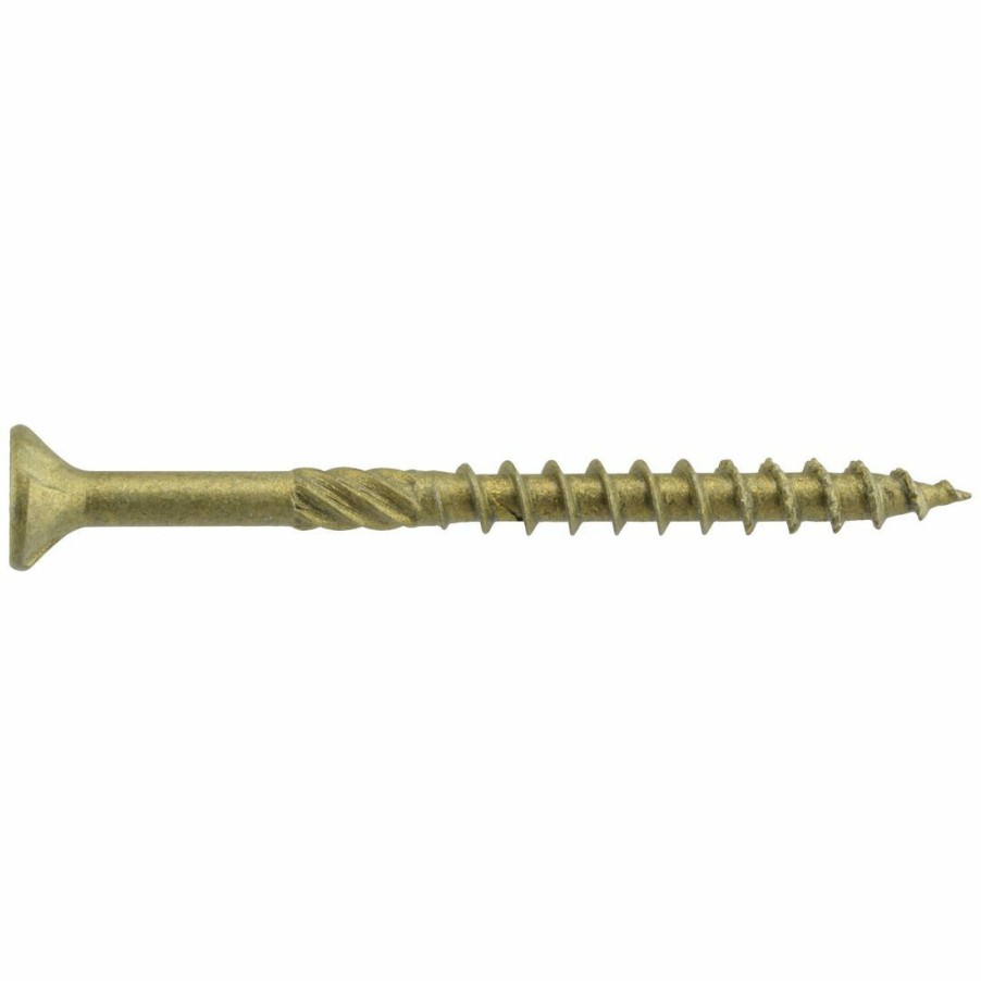 Hardware * | Power Pro Premium Exterior Wood Screws, Star Drive, 75-Pack, 42478, #8 X 1-3/4 In