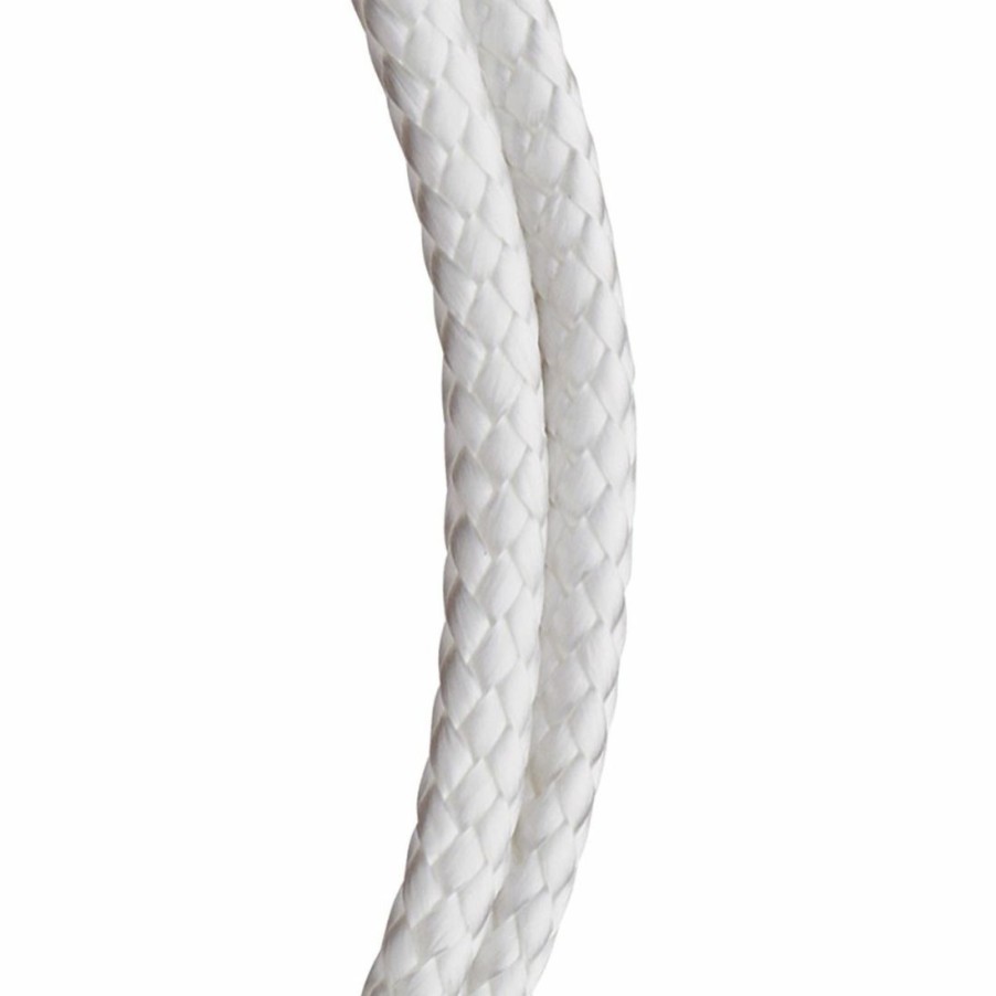 Hardware * | Koch Industries Nylon Diamond Braid White Rope #6 3/16 X 100 Ft, 5230626