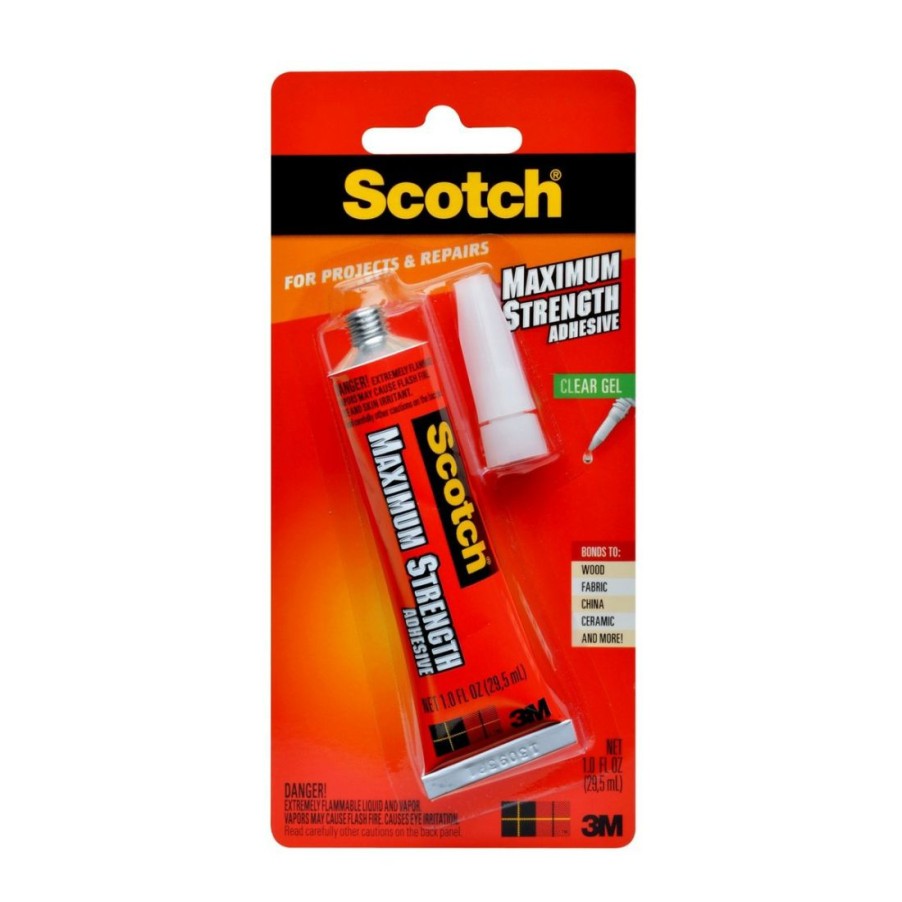 Tape & Adhesive * | Scotch Maximum Strength Adhesive, 6047, 1 Oz