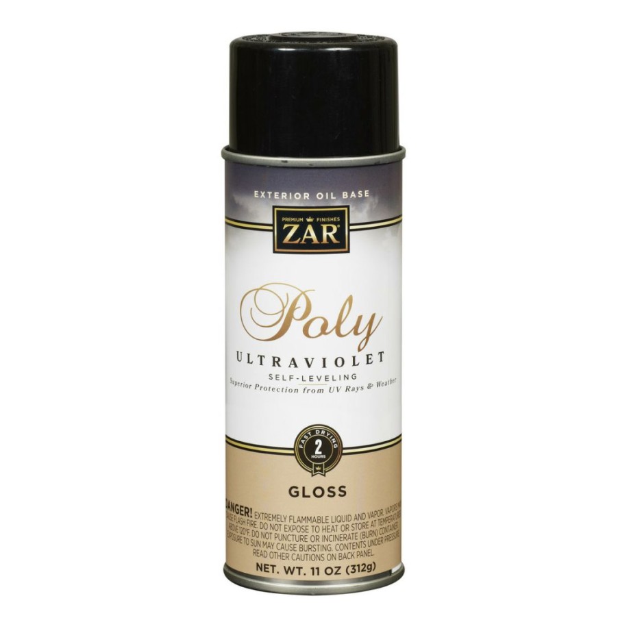 Paints & Stains * | Zar Exterior Water Base Poly High Performance, Gloss, 34007, 11 Oz