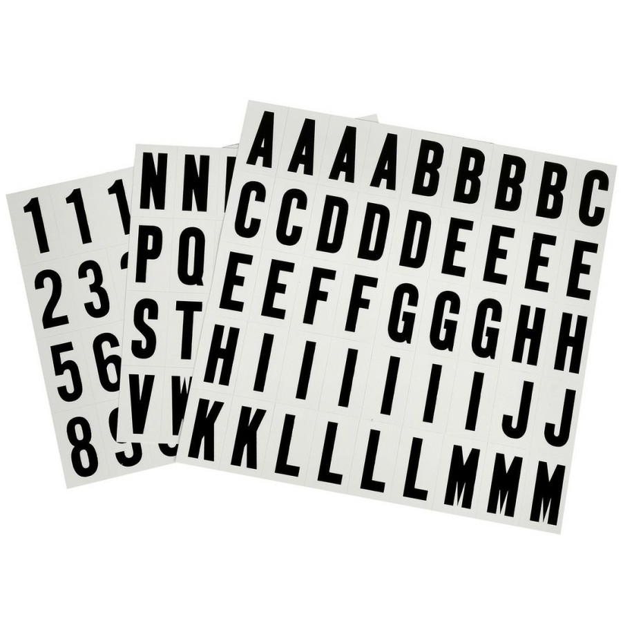 Hardware * | Hillman Square Cut Self Adhesive Letters, 842286, 1 In