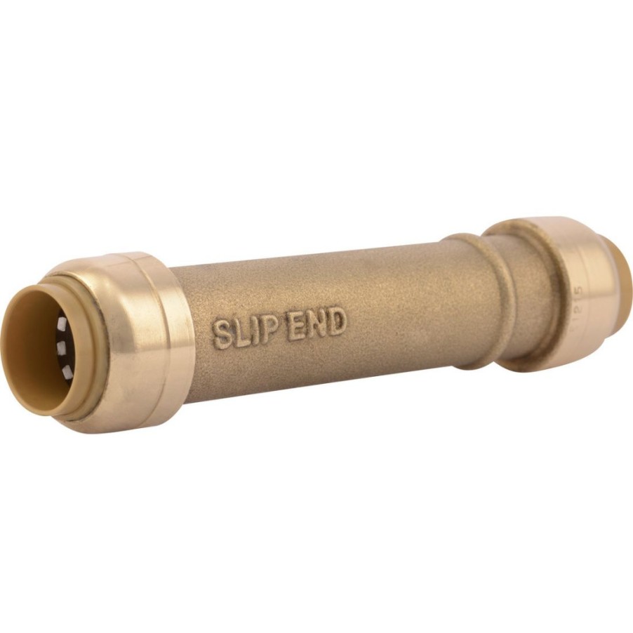 Plumbing * | Sharkbite Push-To-Connect Brass Slip Coupling, 1/2 In, U3008Lfa