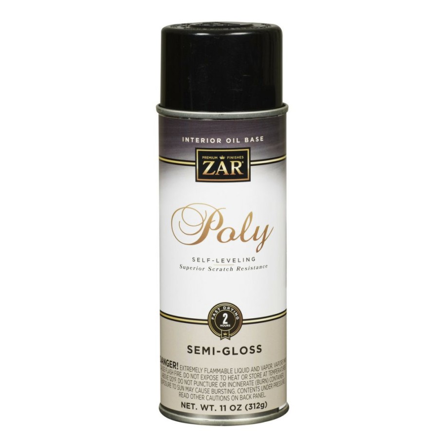 Paints & Stains * | Zar Interior Oil Base Polyurethane Spray, Semi-Gloss, 33007, 11 Oz