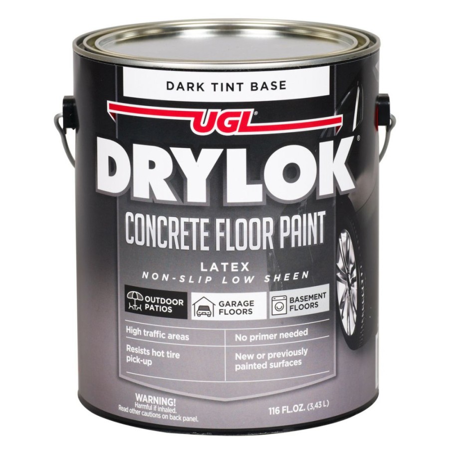 Paints & Stains * | Drylok Concrete Floor Paint, Dark Tint Base, 21713, 1 Gallon