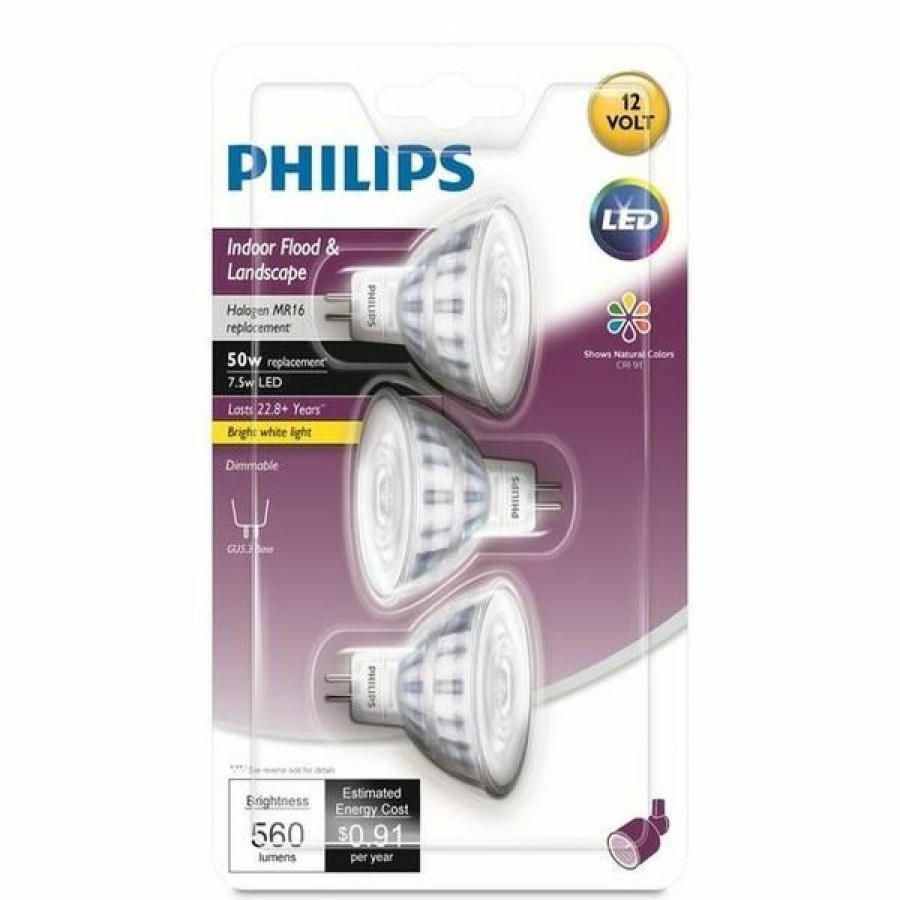 Paints & Stains * | Philips Led Bulb Bright White, 12 V, 7.5 W, 531913