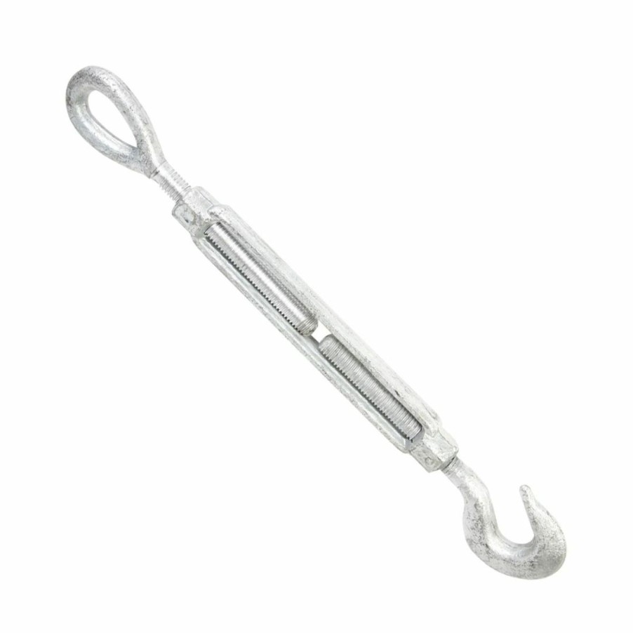 Hardware * | Koch Industries Hook & Eye Turnbuckle, Galvanized, 5/8 X 12, 103042