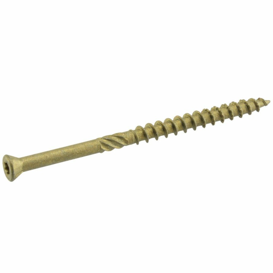 Hardware * | Power Pro Premium Exterior Trim Screws, Star Drive, 50-Pack, 42504, #8 X 3 In