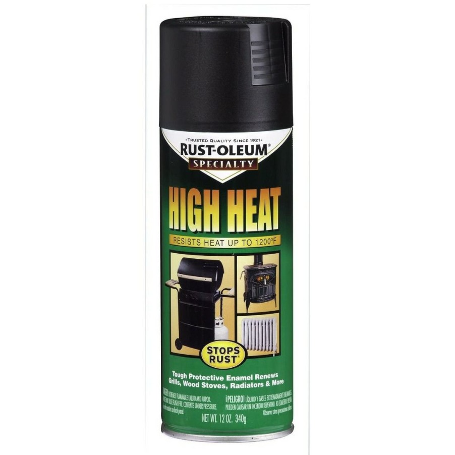 Paints & Stains * | Rust-Oleum Specialty High Heat Bar-B-Que Spray Paint, 7778830, Black, 12 Oz