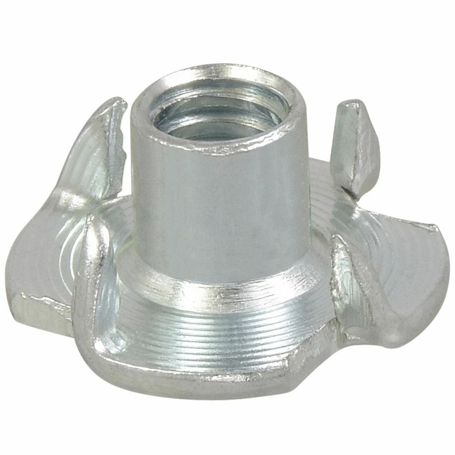 Hardware * | Hillman 1/4 In D Fas-Pak Pronged Tee Nuts, 6266