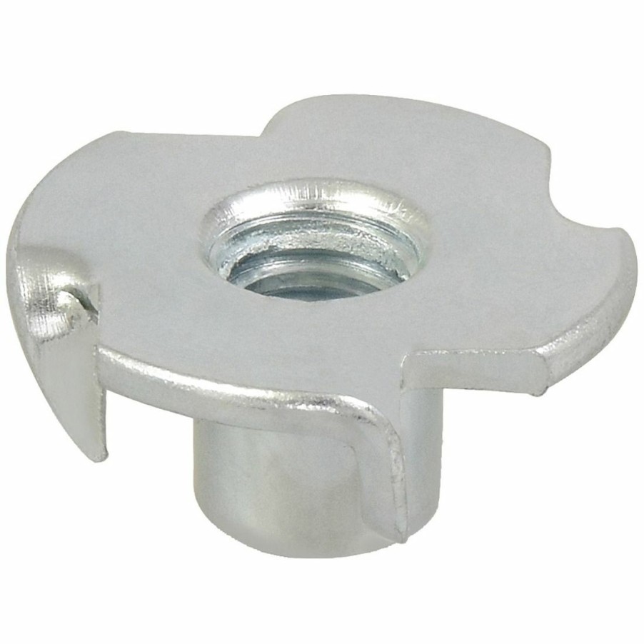 Hardware * | Hillman 1/4 In D Fas-Pak Pronged Tee Nuts, 6266