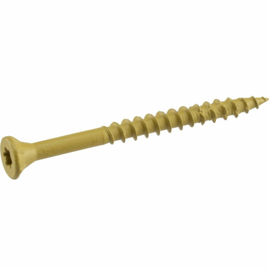 Hardware * | Deck Plus Star Drive Wood & Deck Screws, Tan, 5 Lb, 48422, #10 X 3-1/2 In