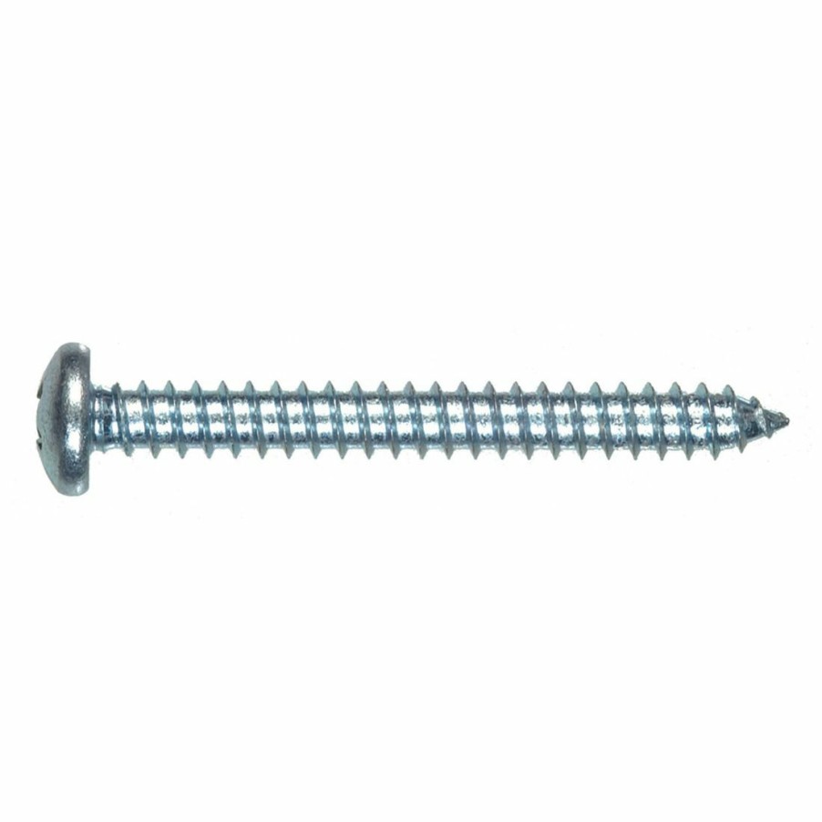 Hardware * | Hillman Zinc Pan Head Phillips Sheet Metal Screws, 75-Pack, 41084, #12 X 3/4 In