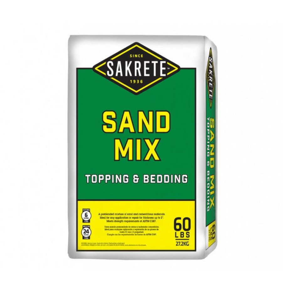 Hardware * | Sakrete Sand Mix Topping & Bedding, 100397, 60 Lb