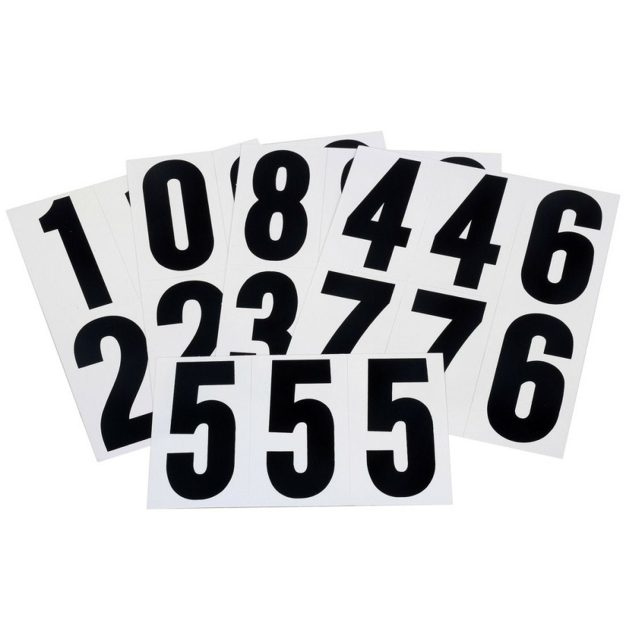 Hardware * | Hillman Square Cut Self Adhesive Numbers, 842274, 3 In