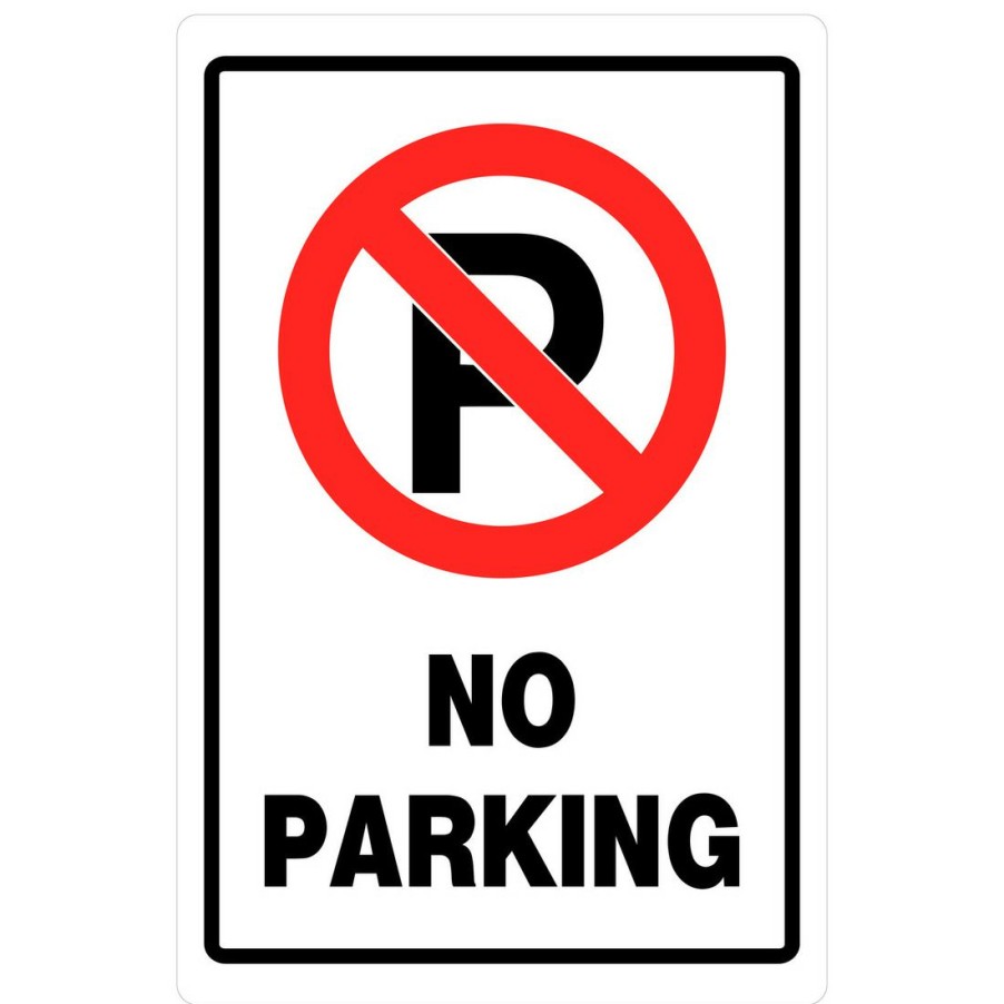 Hardware * | Hillman No Parking Sign, 840014, 18 In X 12 In