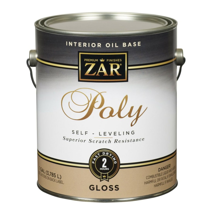 Paints & Stains * | Zar Interior Oil Base Polyurethane, Gloss, 32813, 1 Gallon