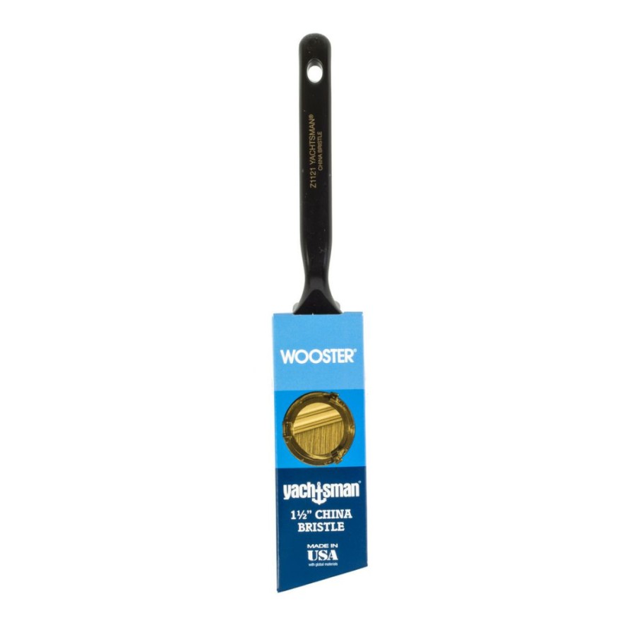 Paints & Stains * | Wooster Yachtsman Lindbeck Angle Sash Paint Brush, 1-1/2 Inch, Z1121-11/2