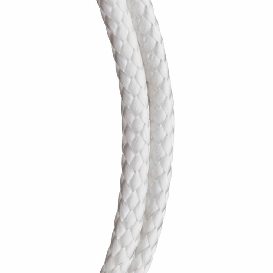 Hardware * | Koch Industries Nylon Diamond Braid White Rope, #6 3/16 X 50 Ft, 5230625