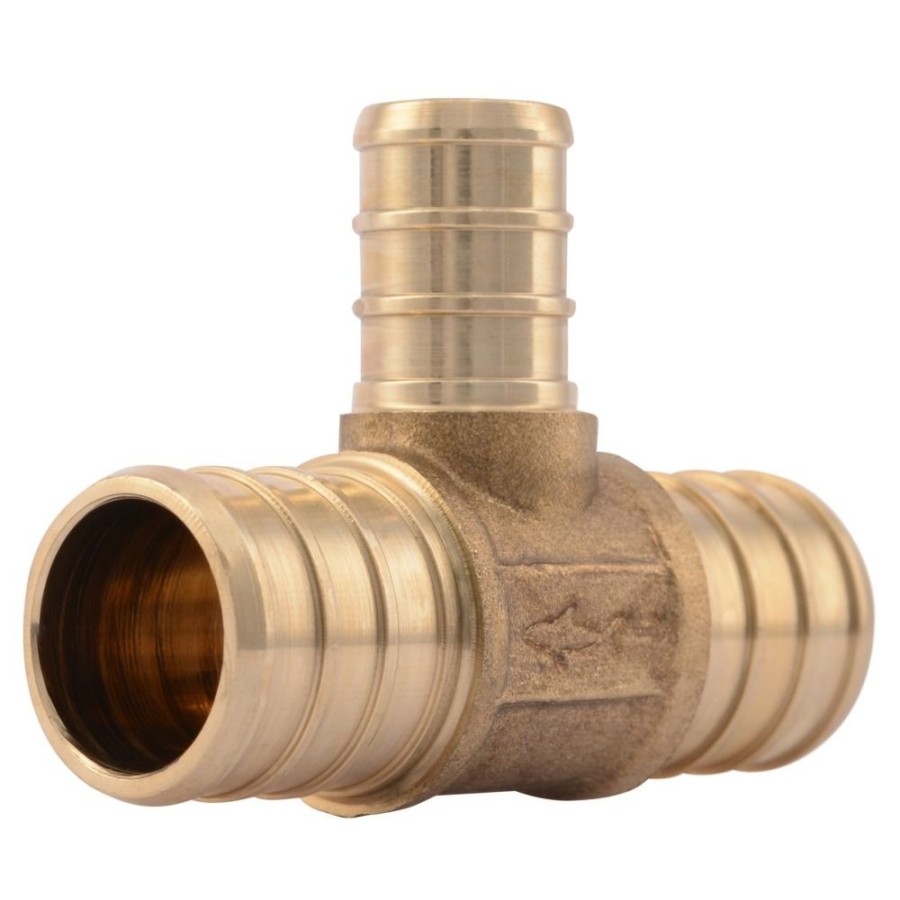 Plumbing * | Sharkbite Pex Tee 3/4 In X 3/4 In X 1/2 In, Uc412Lfa