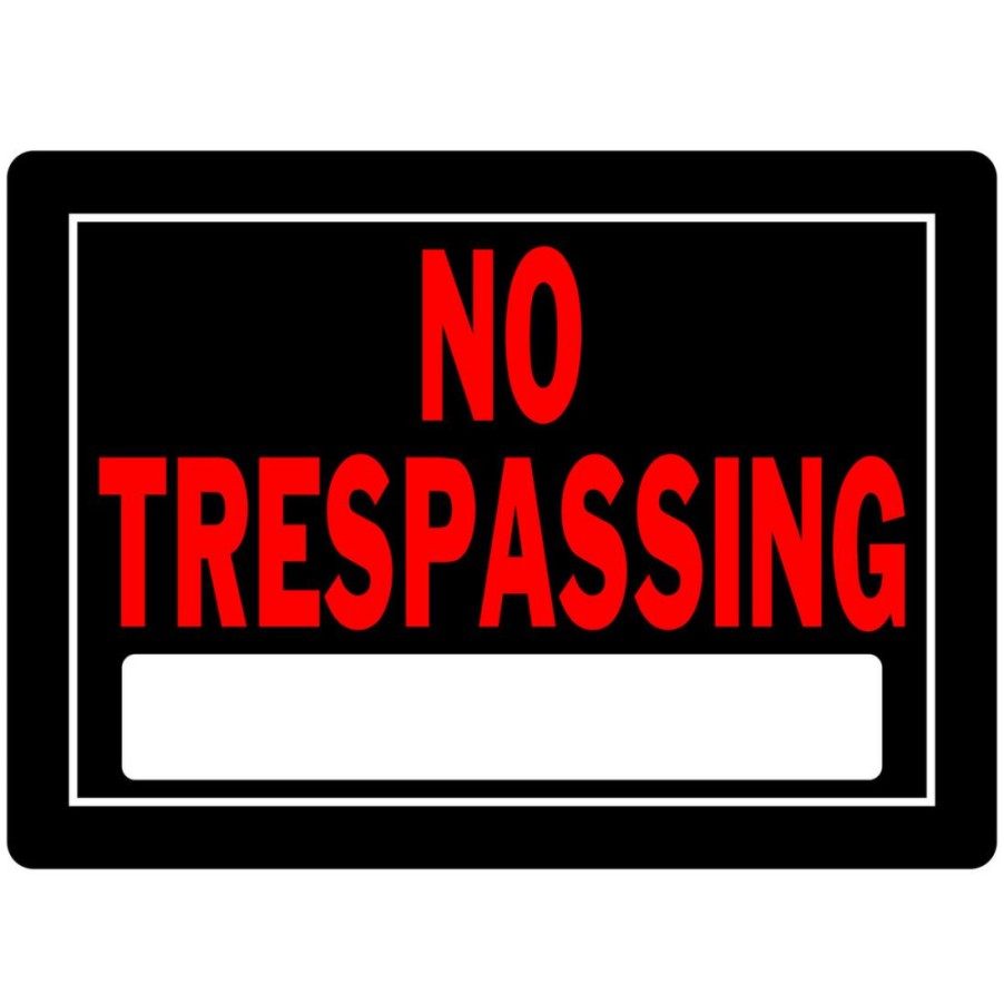 Hardware * | Hillman "No Trespassing" Aluminium Sign, 10 In X 14 In, 840125