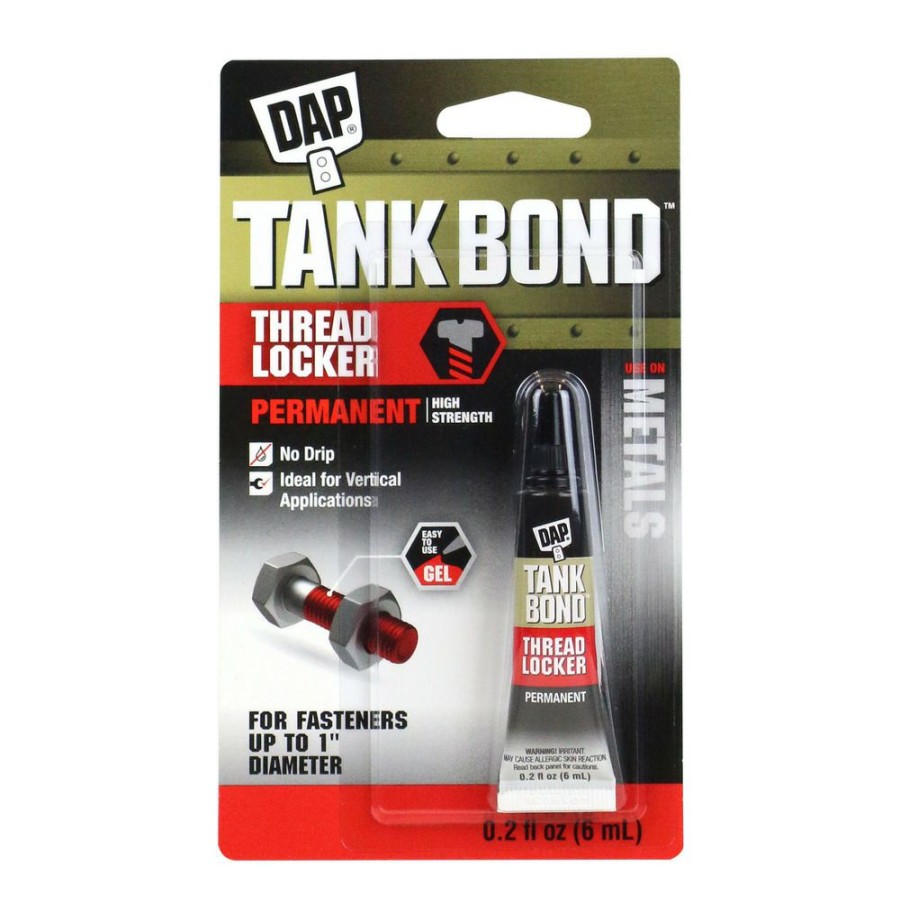 Tape & Adhesive * | Dap Tank Bond Threadlocker-Permanent, 7079800166, 0.2 Oz