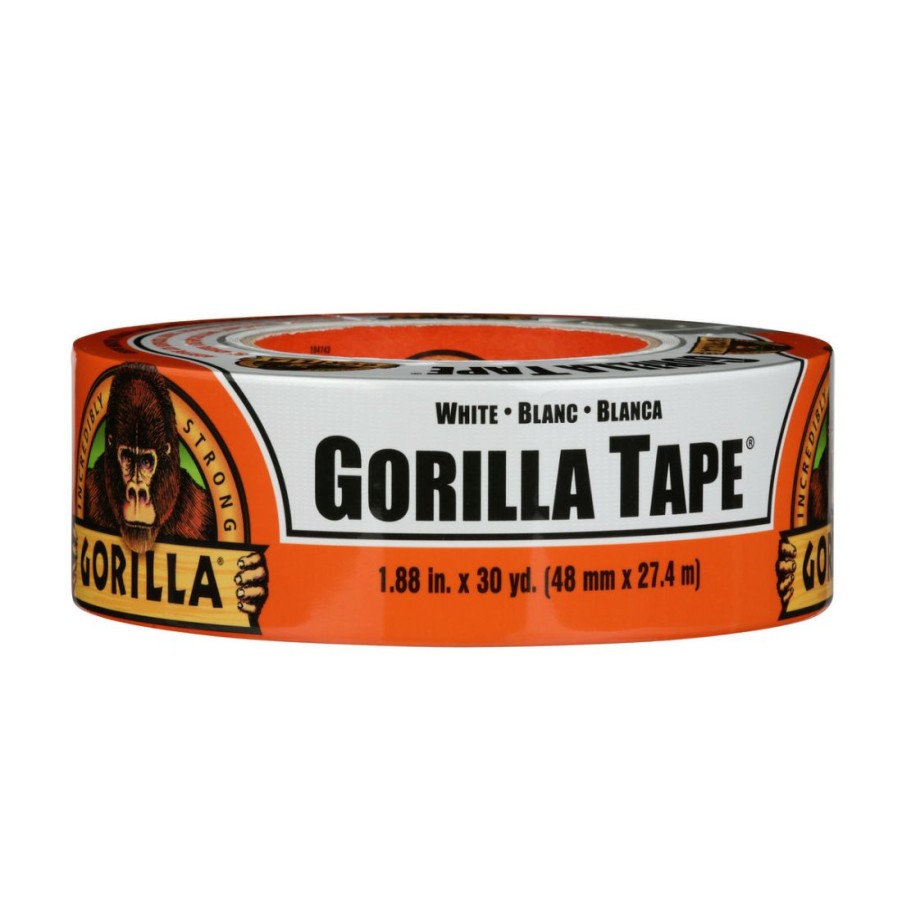 Tape & Adhesive * | Gorilla Duct Tape, 6025001, White, 30 Yd