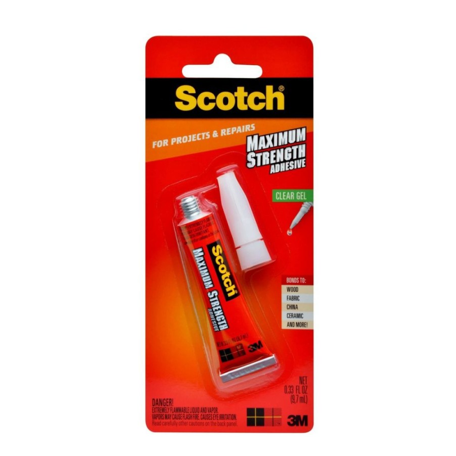 Tape & Adhesive * | Scotch Maximum Strength Adhesive, 6048, .33 Oz