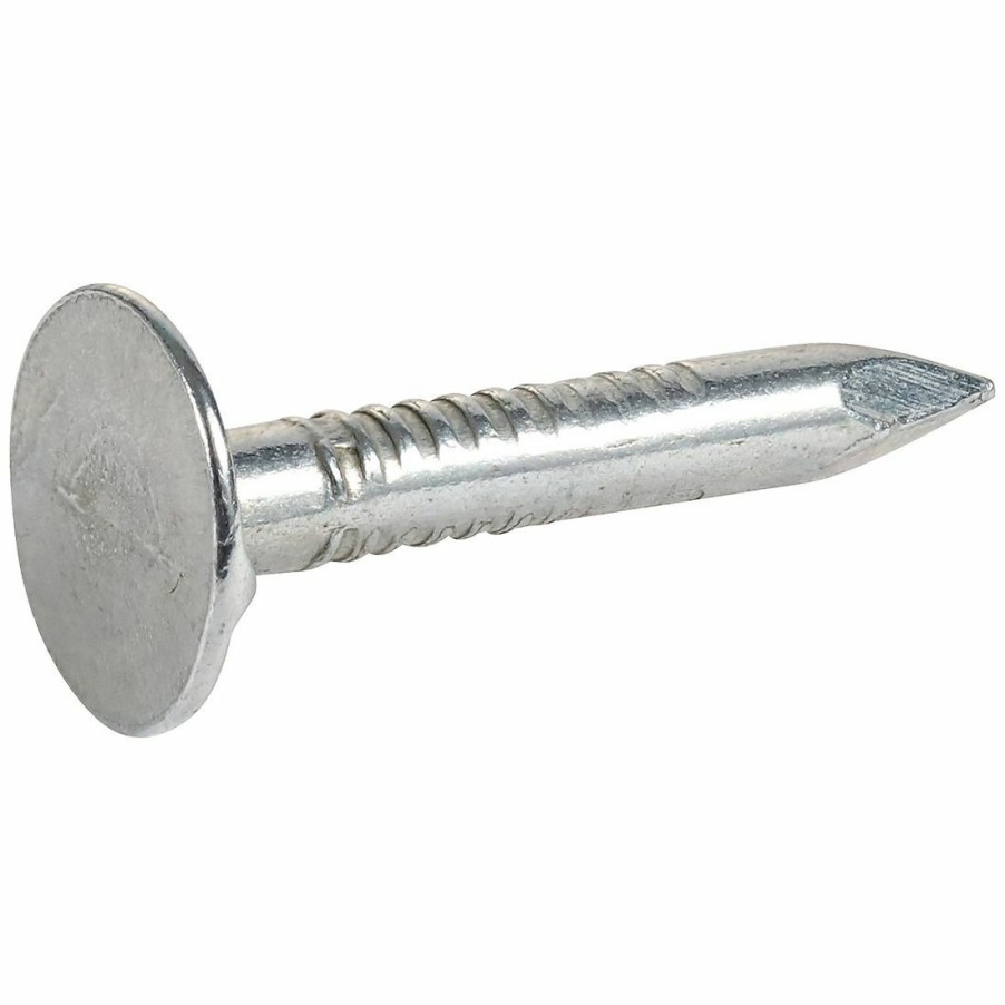 Hardware * | Fas-N-Tite 11 Gauge 1 Lb Box Electro-Galvanized Roofing Nails, 461453, 7/8 In