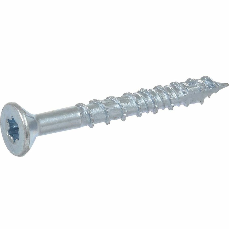 Hardware * | Power Pro Star Drive Flat Head Multi-Material Interior Screw, 25-Pack, 116722, #8 X 1-1/5 In