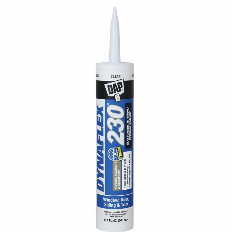 Tape & Adhesive * | Dap Dynaflex 230 Premium Elastomeric Sealant, 7079818304, Clear, 10.1 Oz