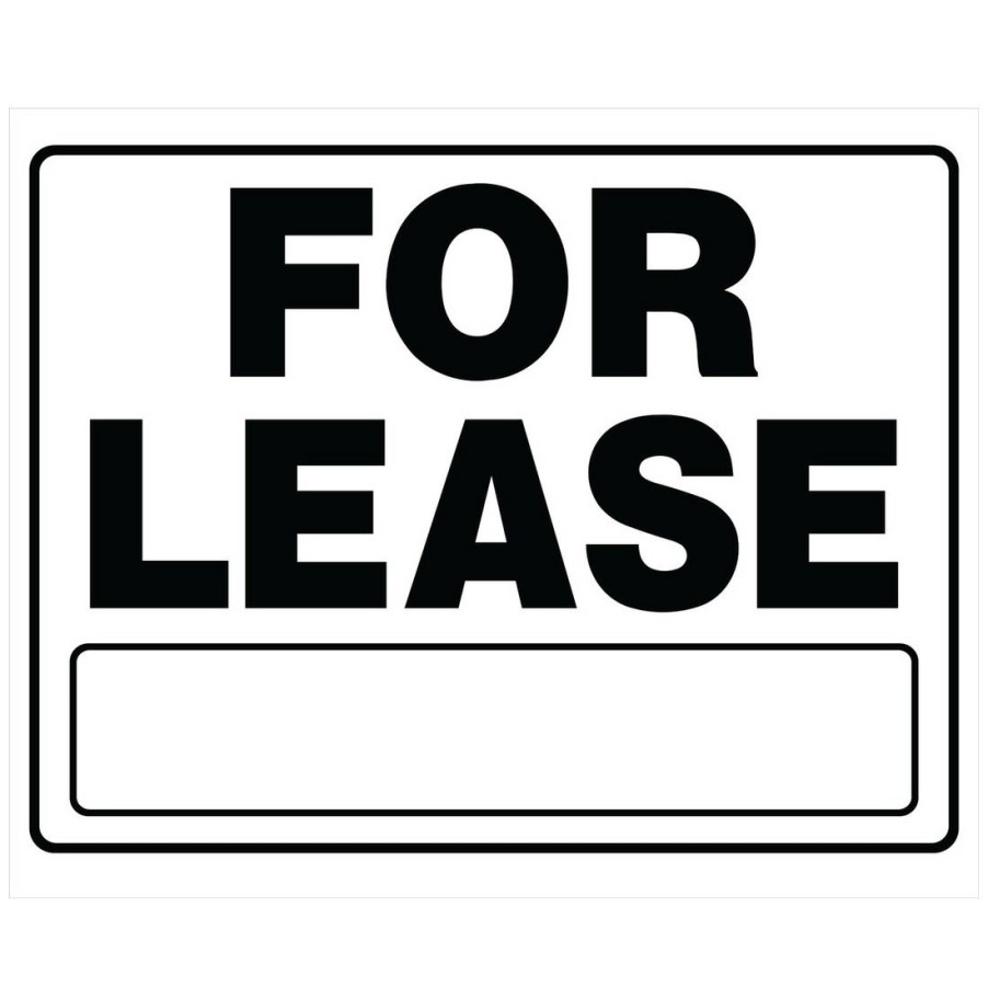 Hardware * | Hillman For Lease Sign, 20 In X 24 In, 840050