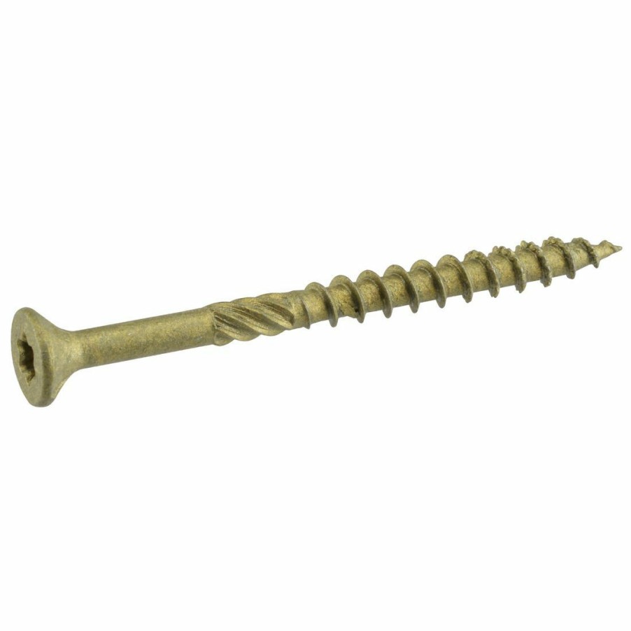 Hardware * | Power Pro Premium Exterior Wood Screws, Star Drive, 75-Pack, 42476, #8 X 1-1/4 In