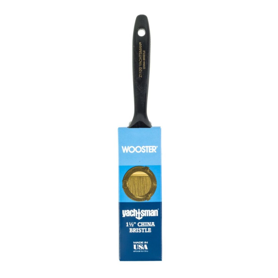 Paints & Stains * | Wooster Yachtsman Paint Brush, 1-1/2 Inch, Z1120-1 1/2