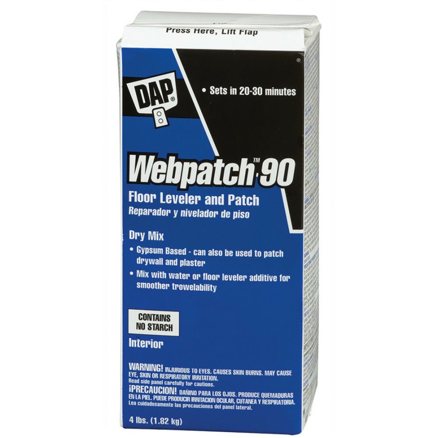 Plumbing * | Dap Webpatch 90 Floor Leveler And Patch (Dry Mix), 7079810314, 4 Lb