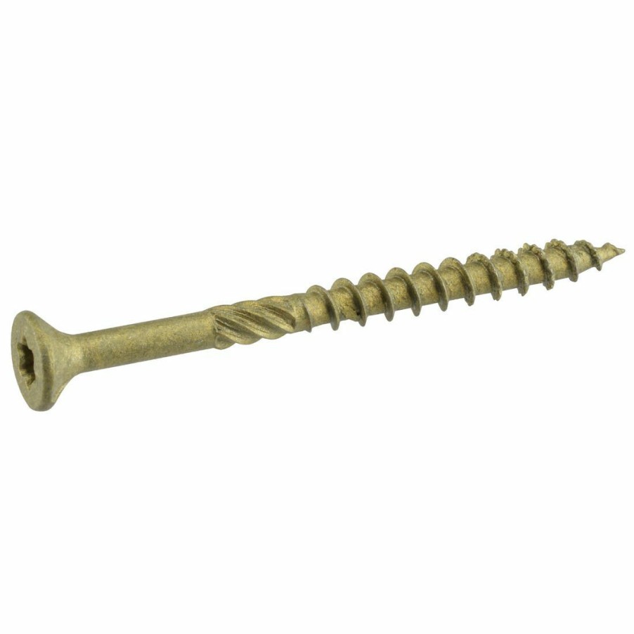 Hardware * | Power Pro Premium Exterior Wood Screws, Star Drive, 50-Pack, 42481, #9 X 2-1/2 In