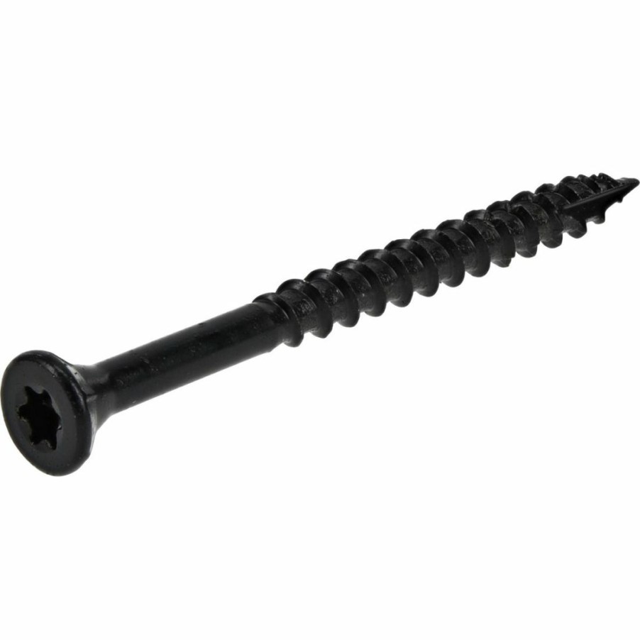 Hardware * | Deck Plus Star Drive Wood & Deck Screws, Black, 42658, #10 X 2-1/2 In