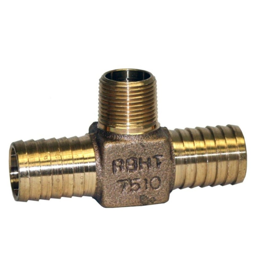 Plumbing * | Merrill No Lead Hydrant Tee Insert X 3/4 In Mip X 1 In Insert, Rbhtnl7510