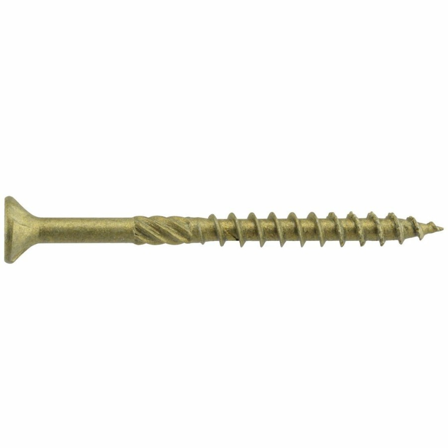 Hardware * | Power Pro Premium Exterior Wood Screws, Star Drive, 5 Lb Box, 48610, #9 X 2-1/2 In